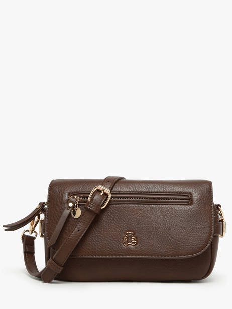 Cross Body Tas Zip Lulu castagnette Bruin zip YRONDE